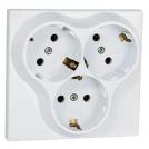 ATRA - Contact triple Classic 3 white 5303 16A 250V