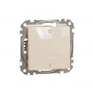 SCHNEIDER ELECTRIC - SDD112162 Sedna Design & Elements - 2pole switch - 16AX 250V without frame beige