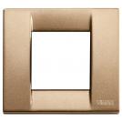 VIMAR - 17092.22 - Classica plate 1-2M metal met.bronze