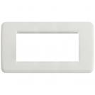 VIMAR - 16764.D.04 - Rondò plate 4M Silk Idea white