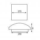 ACA LIGHTING - WALL & CEILING LUMINAIRES AV91240SC (1)