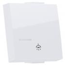 ACA LIGHTING - MODYS BUTTON WITH INDICATOR & LIGHT SYMBOL 2M. WHITE 10101332171
