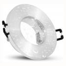 PIPOLUX - Ceiling downlight frame water proof IP44 GU10 Ø85mm, sand black, DDL18493-BS