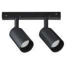IDEAL LUX - Двоен прожектор за модулна система OXY TRACK DOUBLE 15W 3000K 36° UGR<19 - 224145 (1)