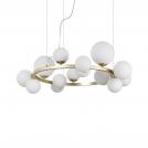 IDEAL LUX - 283814 PERLAGE SP14 OTTONE SATINATO