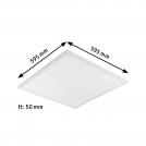PAULMANN - 79822 LED Panel 3-Step-Dim Velora square 595x595mm◼34W◼3500lm◼3000K ◼dimmable✴White matt (5)