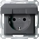 SCHNEIDER ELECTRIC - MTN2414-0414 Механизъм контакт шуко с лицев панел антрацит IP44 System M