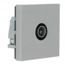 LEGRAND - 79292 TV socket Mosaic - single - male Ø9.52 mm - 2 modules - alu.