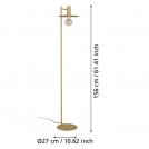 EGLO - floor light ESCANDELL H:1560mm E27 1X40W - 900735 (1)