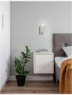NOVA LUCE - Аплик  ZEN  9018501  Switch On/Off - USB Charger LED 5 Watt + 1x3 Watt 230 Volt 3000K 400Lm + 150Lm IP20 L: 14 W: 7.5 H: 20 cm