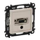 LEGRAND - 7 532 70 HD 15 + 3.5 mm Jack socket Valena Life - ivory