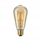 PAULMANN - 28406  1879 Filament 230V LED Bulb Rustika ⚡ E27 ⚡ Non Dim ⚡ 150lm ⚡ 2.7W ⚡ 1800K ✴ Gold