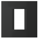 TEM - OL10SB Frame 1/2M, color Black matt, Modul