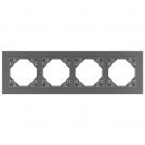 EFAPEL - FOUR GANG FRAME GREY/GREY 90940 TSS LOGUS 90 Animato