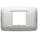 VIMAR - 20682.C10 - Round plate 2centM Bright metallic silver