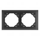 EFAPEL - DOUBLE FRAME BLACK 90920 TPM LOGUS 90 Aquarella