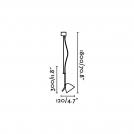 FARO - FLASH LED White pendant lamp 1L Ref.20201 (1)