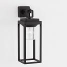 NOVA LUCE - Влагозащитен аплик  Д:14.5, Ш:20.5, В:43 см.   9492500  FIGO ⚡ E27 ⚡ 1 х 12W ⚡ 100-240V ⚡ IP65 ✴ Тъмен антрацит/Черен   (10)