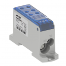 MOREK - Разпределителен клемен блок СИН 1P 135A OJL135A вх. Al/Cu 1x10/1x35 изх. 2x10/4x16mm²  MAB1135B10