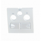 EFAPEL - Face plate for R - TV - SAT multimedia outlets ICE 90773 TGE LOGUS 90