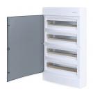 ACA LIGHTING - SURFACE MOUNTING FOR72 MODULES 4 ROWS TRANSPARENT DOOR 282N4X18C