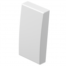 TEM - TM11PW Face plate switch/button 1M, color White gloss, Model