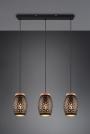 TRIO - BIDAR – R31573080 excl. 3x E27 · max. 28W Black-gold (2)