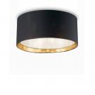 IDEAL LUX - Плафон  WHEEL PL3  Nero e Oro 158556