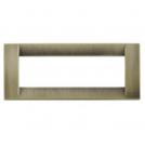 VIMAR - 16736.37 - Classica plate 6M met.antique brass