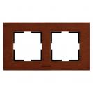 PANASONIC - 2gang Frame Wooden Cherry Karre plus WKTF08023WK