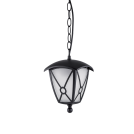 ELMARK - OUTDOOR HANGING LIGHT NICK 1XE27 BLACK 96503P/BK