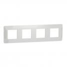 SCHNEIDER ELECTRIC - NU200818 cover frame - 4 gangs - 4 x 2 modules - white