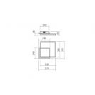 SMARTER - Плафон PRISMA 01-2636 цвят матово черен, матово бял, сатен LED 37W 3000K (1)