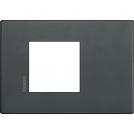 BTICINO - HW4819XN Cover plate Axolute Air 2 modules - eclipse - material: metal