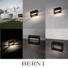 NOVA LUCE - Соларна лампа  Д:23, Ш:8.6, В:15.5 см.   9030565   BERNI ⚡ LED 1.70W ⚡ 3.700V ⚡ 88Lm ⚡ 3000K ⚡ IP65 ✴ Тъмен антрацит 