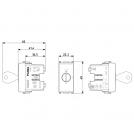 VIMAR - 14087 - 2P NO 16A push button +key white (1)