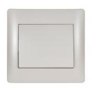ELMARK - 11341 - ONE BUTTON CROSS SWITCH WHITE METALLIC RHYME