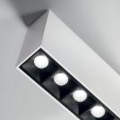 IDEAL LUX -   LED Noon  LIKA 04W SURFACE WH 248523