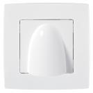 ELMARK - 190060 - ONE GANG CABLE OUTLET WITHOUT TERMINAL WHITE METALLIC CITY 