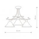 NOWODVORSKI - ceiling luminaire FLORES III 3526 (1)