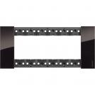 BTICINO - KA4806DG 6 modules Living Now Plate - night - material: tecno polymer