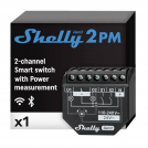 SHELLY - Smart Relay Micro-Module 2 × On/Off or Shutters, 10 A, Requires Neutral, Shelly 2PM Gen4 - 070748