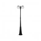 V-TAC - Stand Lamp 2xE27 Matt Black Opal Plastic C Ball SKU: 11828