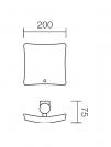SMARTER - аплик  SOFFIO  05-318  E27, 1 x max. 42W  (1)