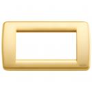 VIMAR - 16754.33 - Rondò plate 4M metal matt gold
