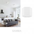 NOVA LUCE - Ceiling lamp  Ø25, H:20 cm.  9212315  SAMBA ⚡ LED 10W ⚡ 600Lm ⚡ 3000K ⚡ 230V ⚡ IP20 ✴ Sandy White 