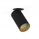 NOWODVORSKI - Спот за вграждане 7688 MONO SURFACE I BLACK/GOLD • GU10  1 х 10 W • IP20