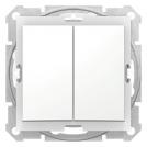 SCHNEIDER ELECTRIC - SDN0300421 Sedna - 1pole 2-circuits switch - 10AX IP44 without frame white