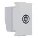 ACA LIGHTING - MODYS TV-R SOCKET THROUGH-LINE IVORY 1 M. IP20 10101312241