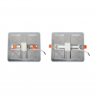 ACA LIGHTING - LED панел FLEXI бял за вграждане квадрат FLEXI930SW 9W 3000K 700lm 120° Ra80 (1)